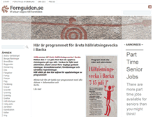 Tablet Screenshot of fornguiden.se